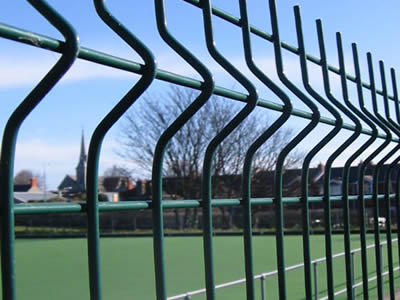 Curvy Welded Fence